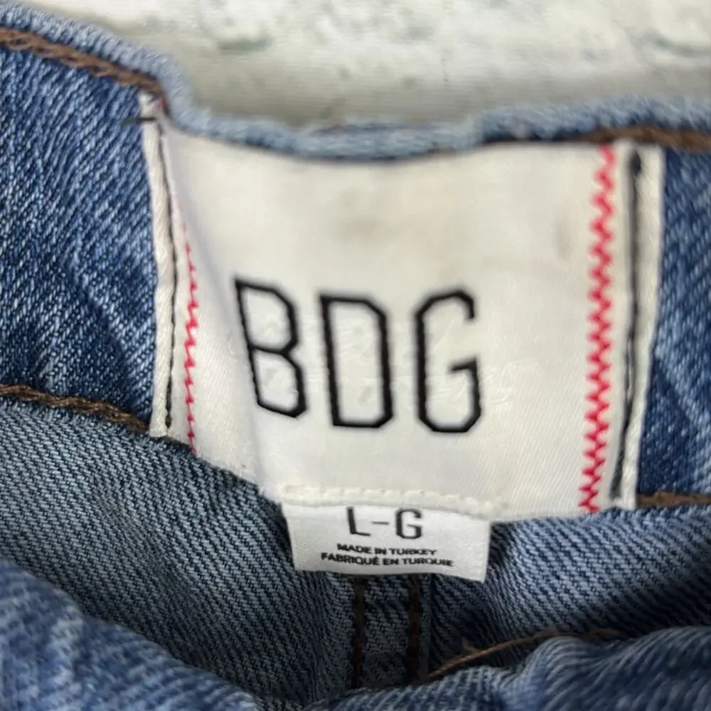 BDG Urban Outfitters‎ Benji Utility Denim Maxi Skirt size large - Picture 7 of 10
